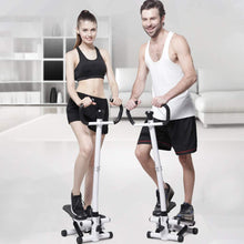 Load image into Gallery viewer, Step Fitness Machines Household Mute Armrest Multi-Function Exercise Sports Stepper Trainer Machine Resistance Bands LCD Monitor Air Climber【Ship from USA】