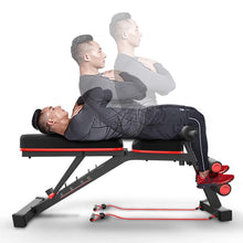 Load image into Gallery viewer, HARISON Weight Bench Adjustable-Utility Exercise Workout Bench for Home Gym Strength Training Multi-Purpose Folding Flat Incline Decline Bench Press