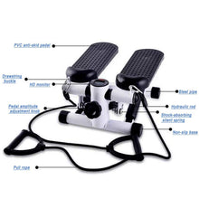 Load image into Gallery viewer, Hohaski Portable Mute Stepper Pedal, Lightweight Household Office Air Stepper Climber Exercise Sports Stepper Legs Health & Fitness Mini Stepper Step Machines with Resistance Bands for Wowen Man