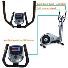 Load image into Gallery viewer, GOELLIPTICAL V-200 Standard Stride 17” Programmable Elliptical Exercise Cross Trainer Machine for Cardio Fitness Strength Conditioning Workout at Home or Gym