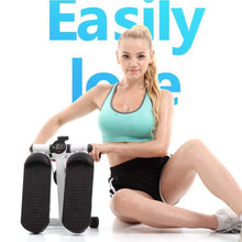 Load image into Gallery viewer, Hohaski Portable Mute Stepper Pedal, Lightweight Household Office Air Stepper Climber Exercise Sports Stepper Legs Health &amp; Fitness Mini Stepper Step Machines with Resistance Bands for Wowen Man
