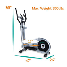 Load image into Gallery viewer, GOELLIPTICAL V-200 Standard Stride 17” Programmable Elliptical Exercise Cross Trainer Machine for Cardio Fitness Strength Conditioning Workout at Home or Gym
