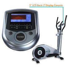 Load image into Gallery viewer, GOELLIPTICAL V-200 Standard Stride 17” Programmable Elliptical Exercise Cross Trainer Machine for Cardio Fitness Strength Conditioning Workout at Home or Gym
